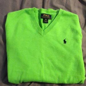 Boys’ Polo V-Neck Sweater
